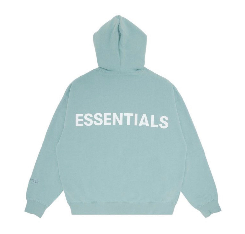 Fear of God Essentials 3M Logo Pullover Hoodie Blue
