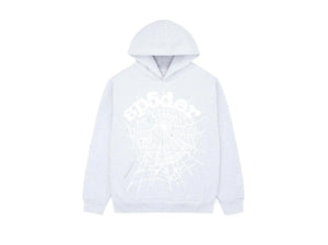 Sp5der OG Web Hoodie Heather Grey