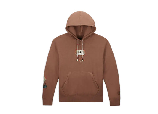 Travis Scott x Jordan Flight Graphic Hoodie Archaeo Brown