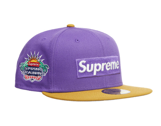 Supreme 2-Tone Box Logo New Era Purple