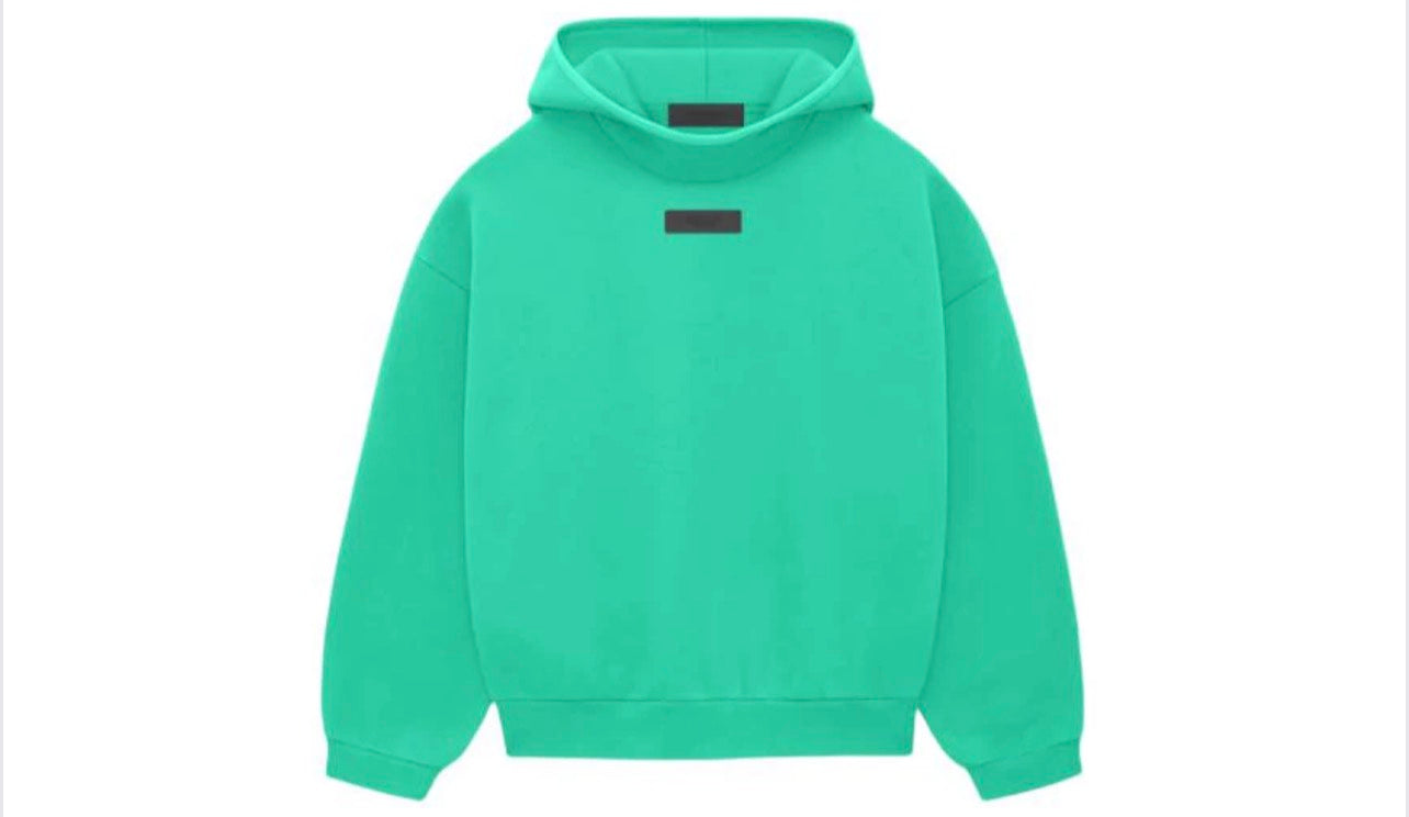 Fear of God Essentials Fleece Hoodie Mint Leaf
