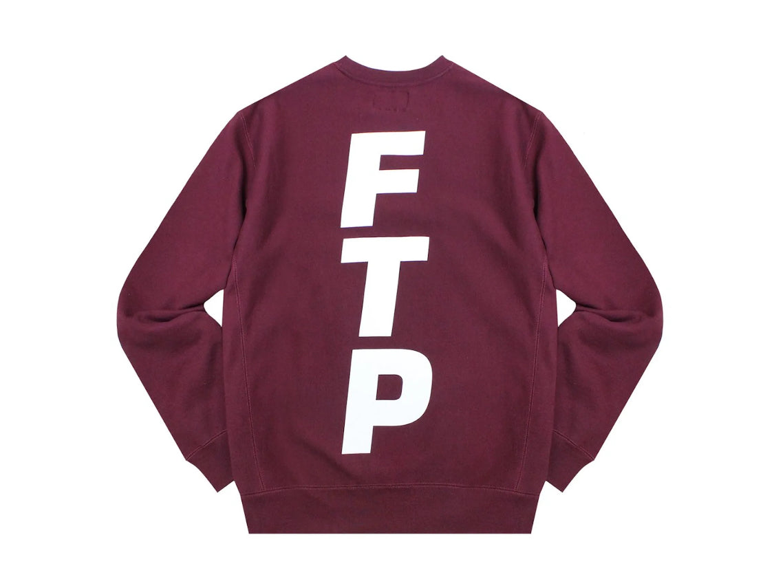 FTP Vertical Logo Crewneck Maroon