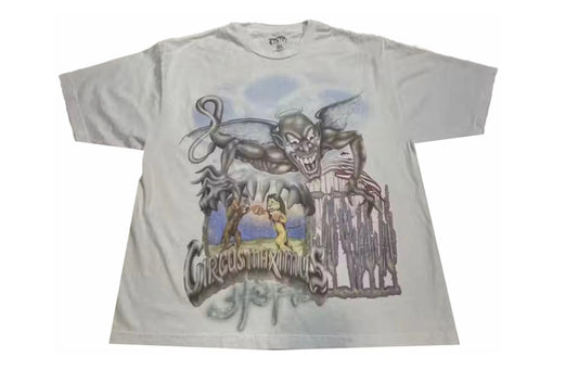 Travis Scott Utopia Circus Maximus 2023 Europe Tour III Tee White