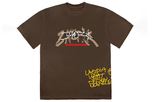 Travis Scott Utopia I Tee Brown