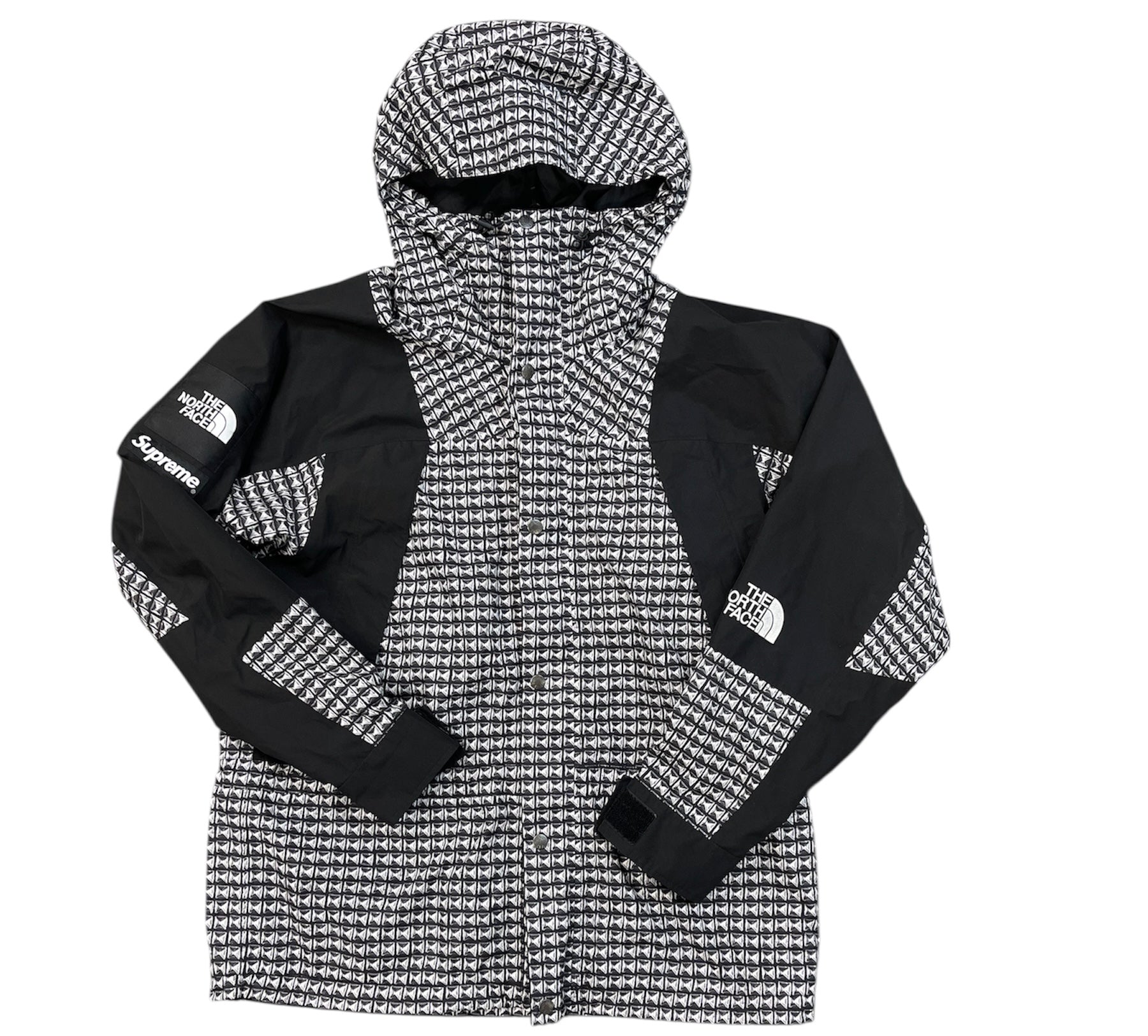 Used Supreme The North Face Studded Mountain Light Jacket Black