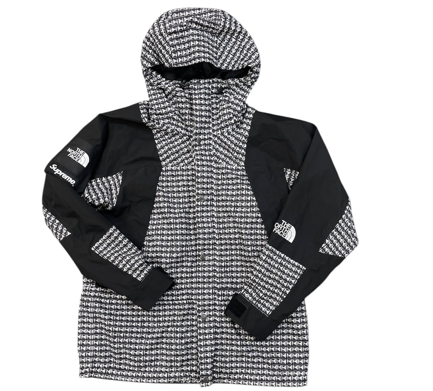 Used Supreme The North Face Studded Mountain Light Jacket Black