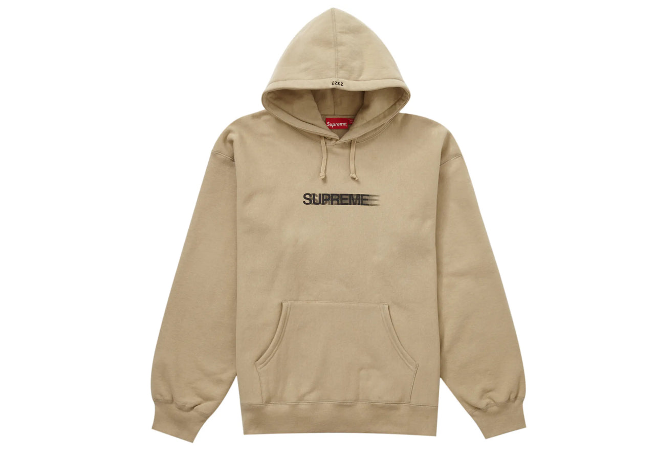 Supreme Motion Logo Hoodie SS23 Tan