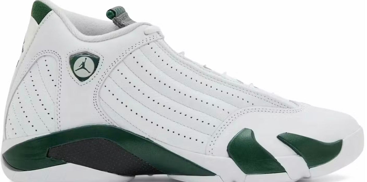 Jordan 14 Retro White Forest Green 2026
