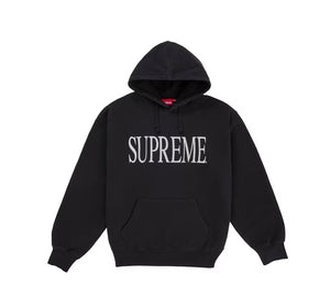 Supreme Capital Hooded Sweatshirt FW26 Black