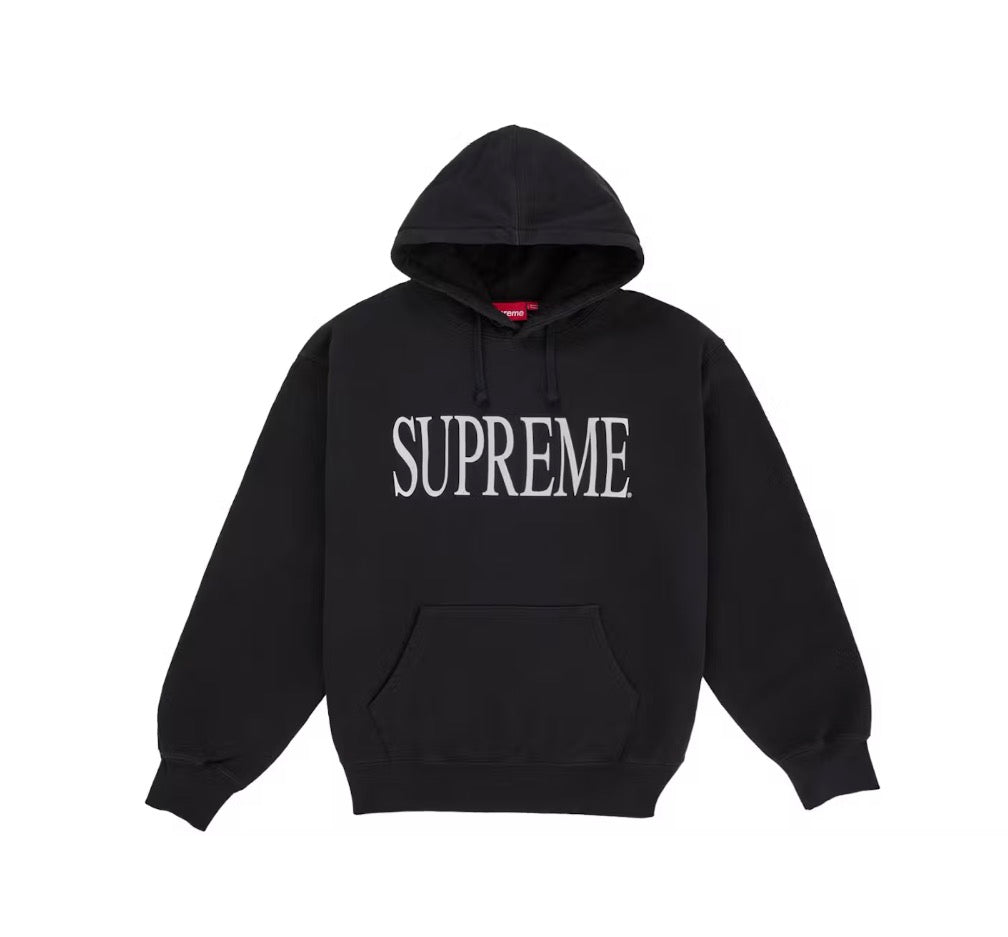 Supreme Capital Hooded Sweatshirt FW26 Black