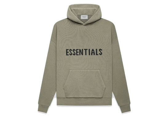 Fear of God Essentials Knit Pullover Hoodie Pistachio