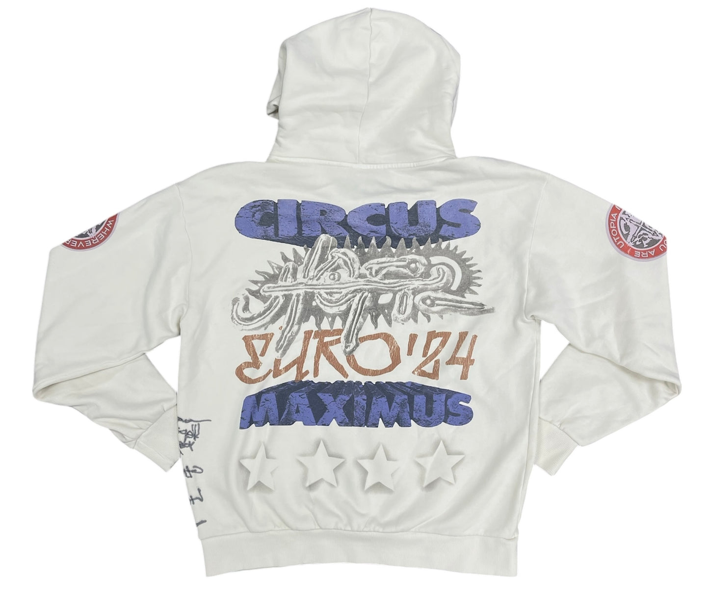 Travis Scott Utopia Europe Tour 2023 Hoodie White