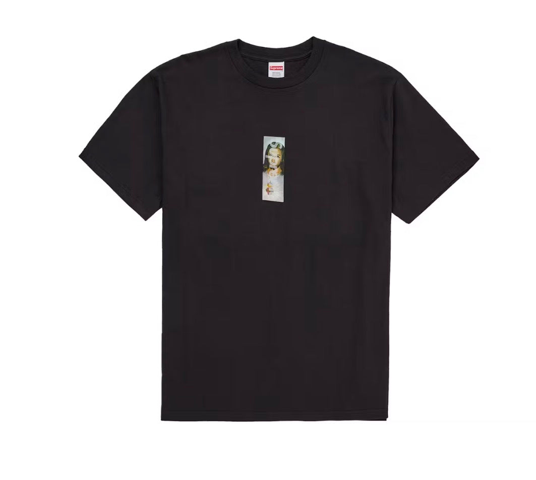 Supreme Prayer Card Box Logo Tee Black