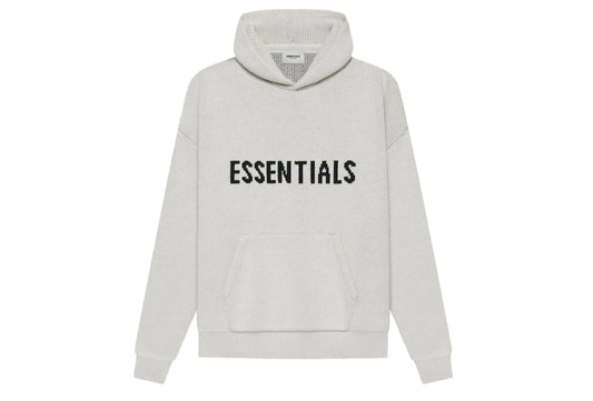 Fear of God Essentials Knit Pullover Hoodie Oatmeal