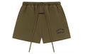 Fear of God Essentials Fleece Soccer Short Olive