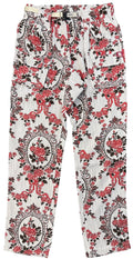 Advisory Board Crystals Floral Jacquard Pants SS24 Red