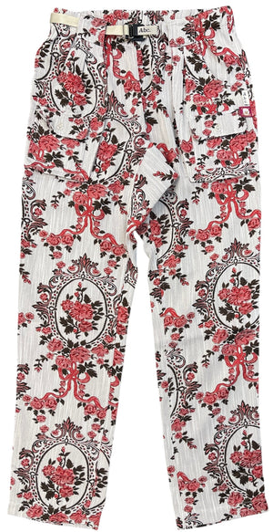 Advisory Board Crystals Floral Jacquard Pants SS24 Red