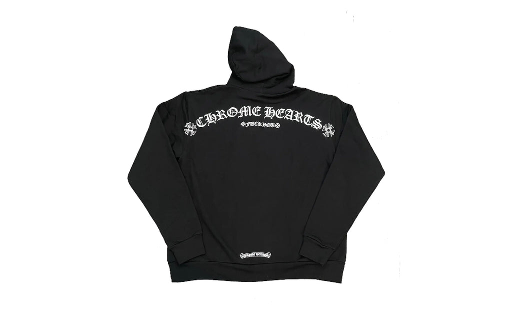 Chrome Hearts Shoulder Logo Hoodie Black