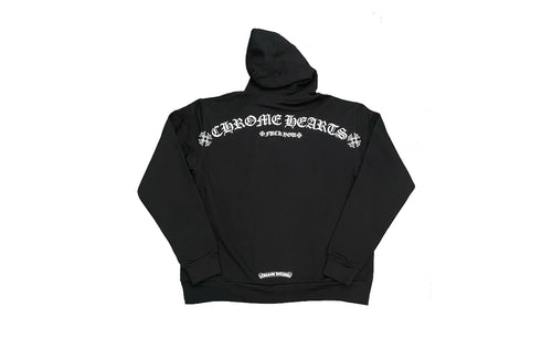 Chrome Hearts Shoulder Logo Hoodie Black