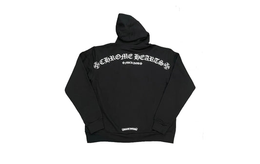 Chrome Hearts Shoulder Logo Hoodie Black