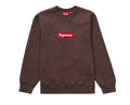 Supreme Box Logo Crewneck FW22 Brown