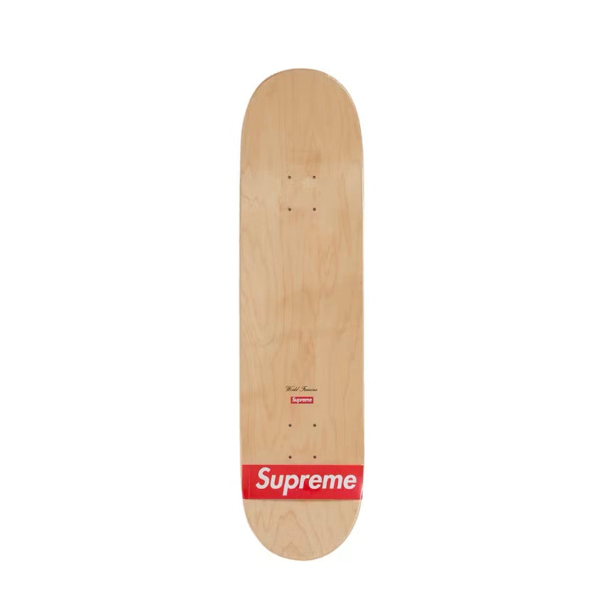 Supreme Prayer Card Skateboard Deck Multicolor