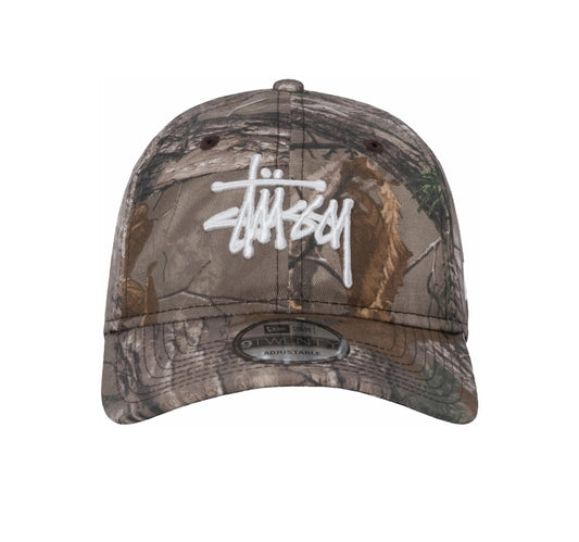 Stussy New Era 9Twenty Basic Strapback Real Tree Edge