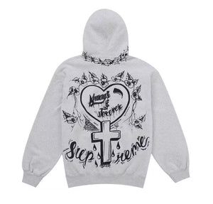 Supreme Forever Hooded Sweatshirt Heather Grey