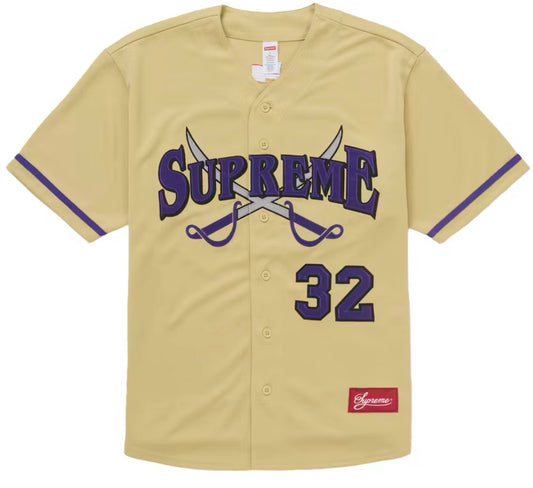 Supreme Swords Baseball Jersey Gold