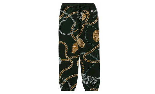 Bape Jewels Shark Sweatpants Green