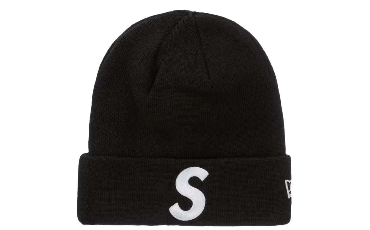 Supreme New Era S Logo Beanie Black