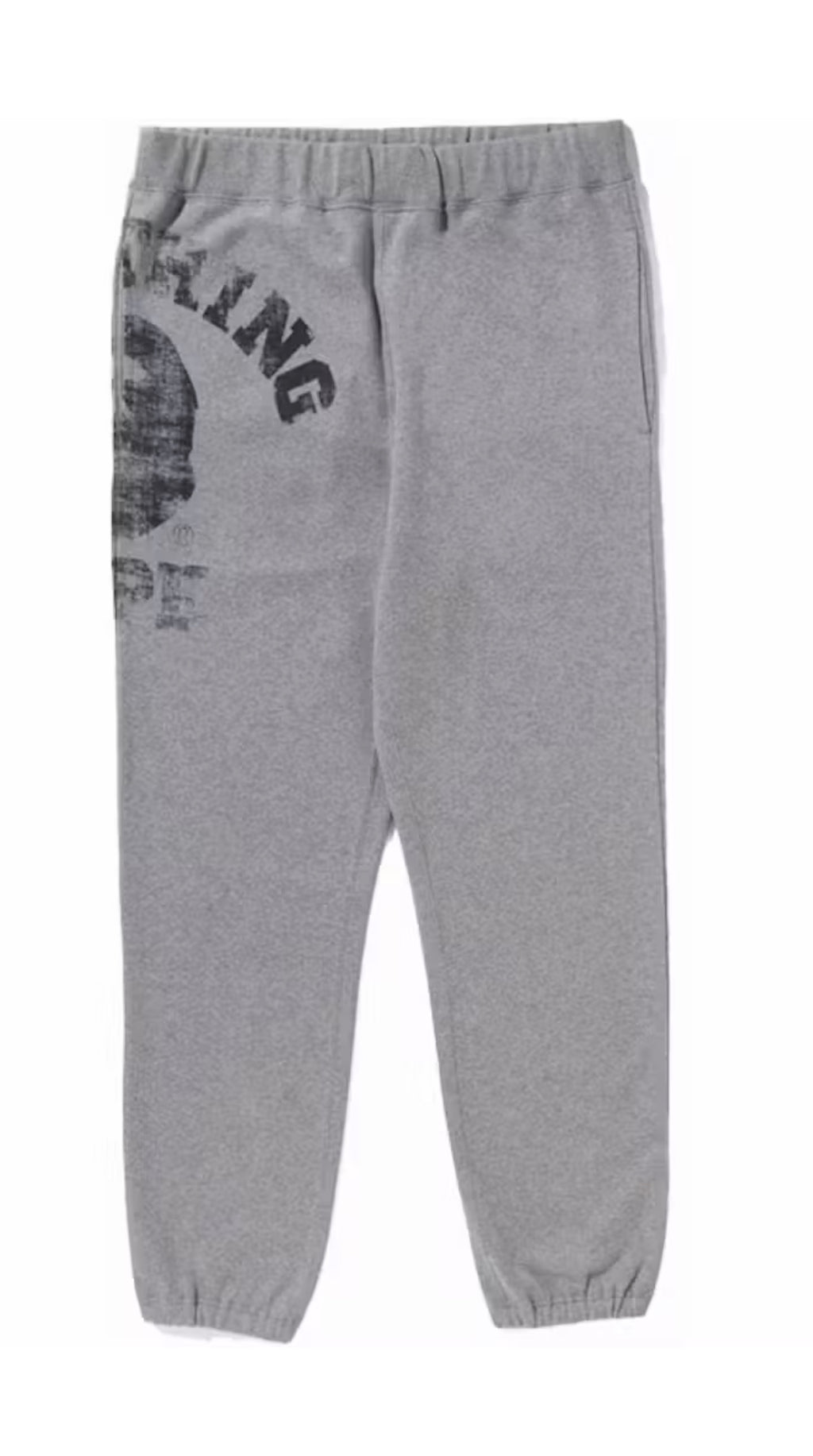 BAPE Big College SweatPants Grey