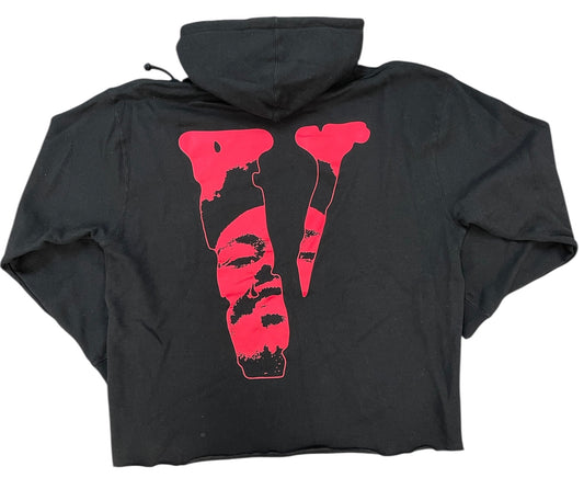 Used The Weeknd x Vlone After Hours Blood Drip Hoodie Black