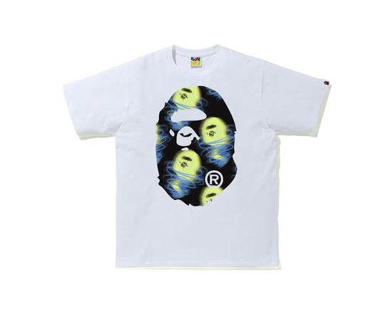 Bape Storm Big Ape Head Tee White/Black