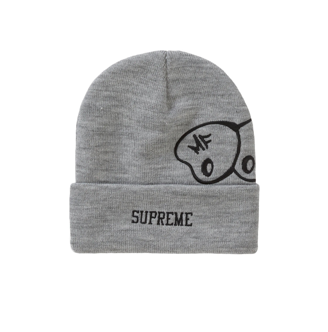 Supreme MF DOOM Beanie Heather Grey