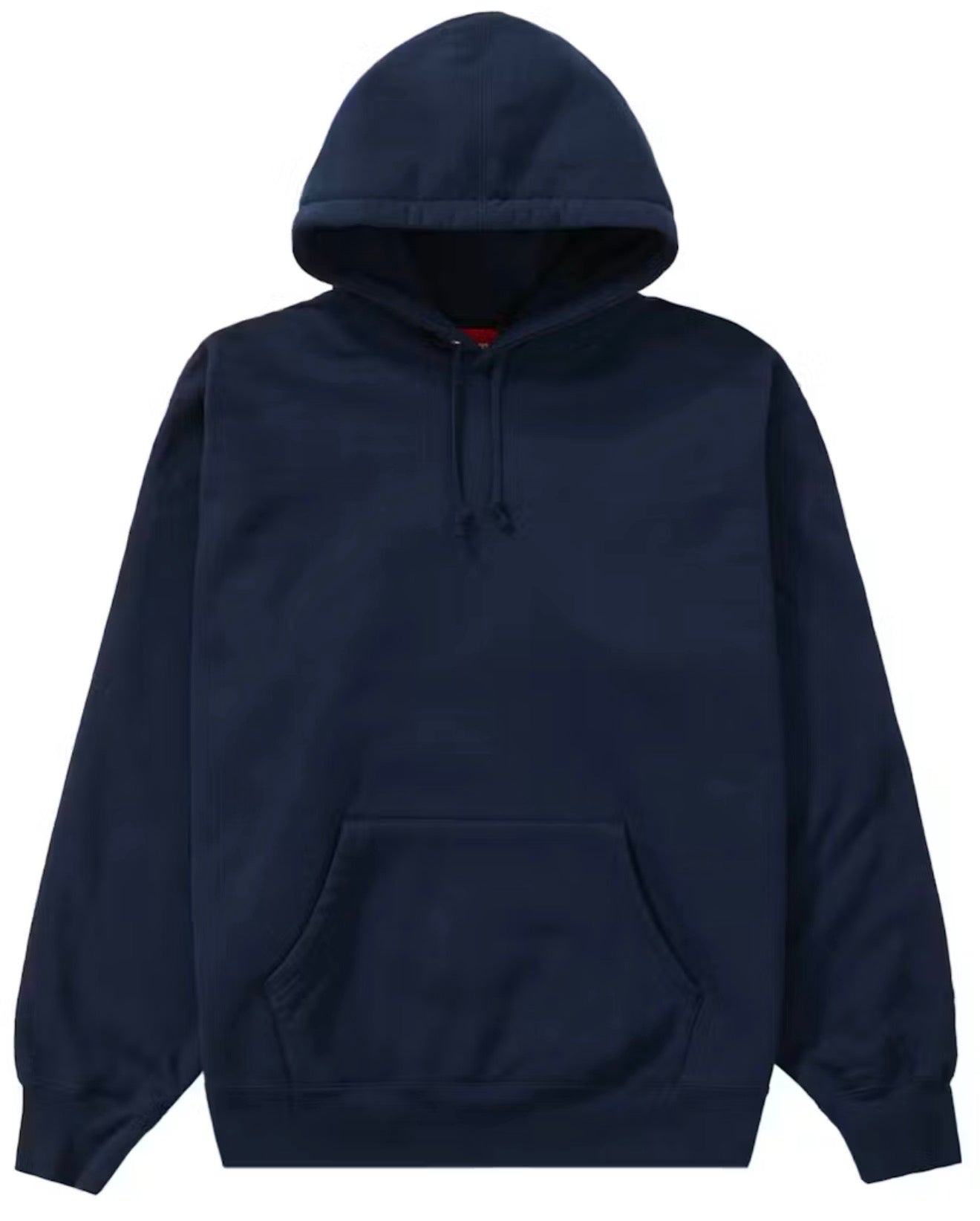 Supreme Satin Appliqué Hoodie Navy