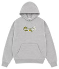 Denim Tears Grey  Floral Logo Hoodie