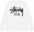 Stussy Stock Tokyo LS Tee White