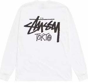 Stussy Stock Tokyo LS Tee White