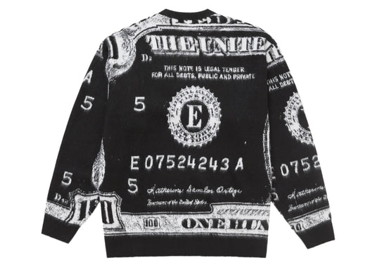 Supreme Money Sweater Black