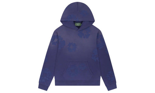 Denim Teats Mono Cotton Wreath Hoodie Washed Blue
