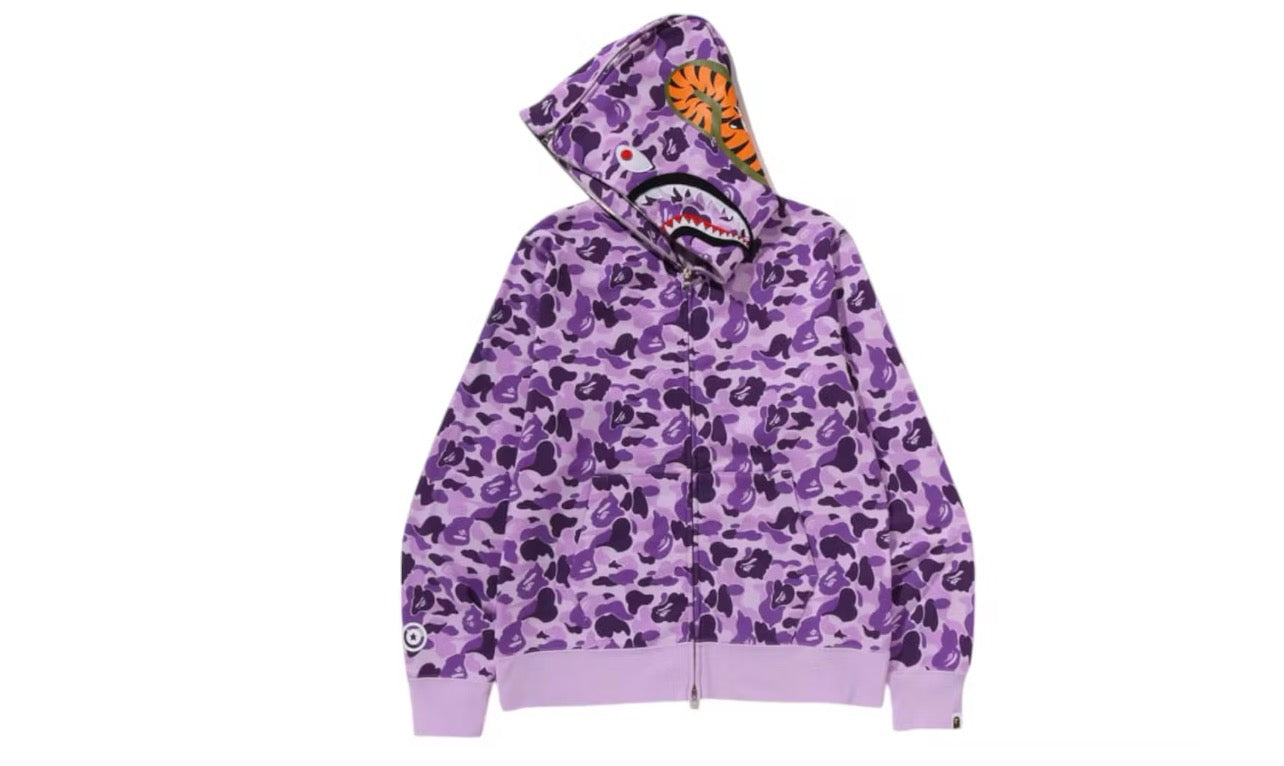 Bape Store Taipei Separate Shark Full Zip Hoodie Mulitcolor