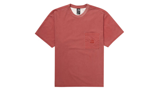 Supreme The North Face Pigment Printed Pocket Tee Red