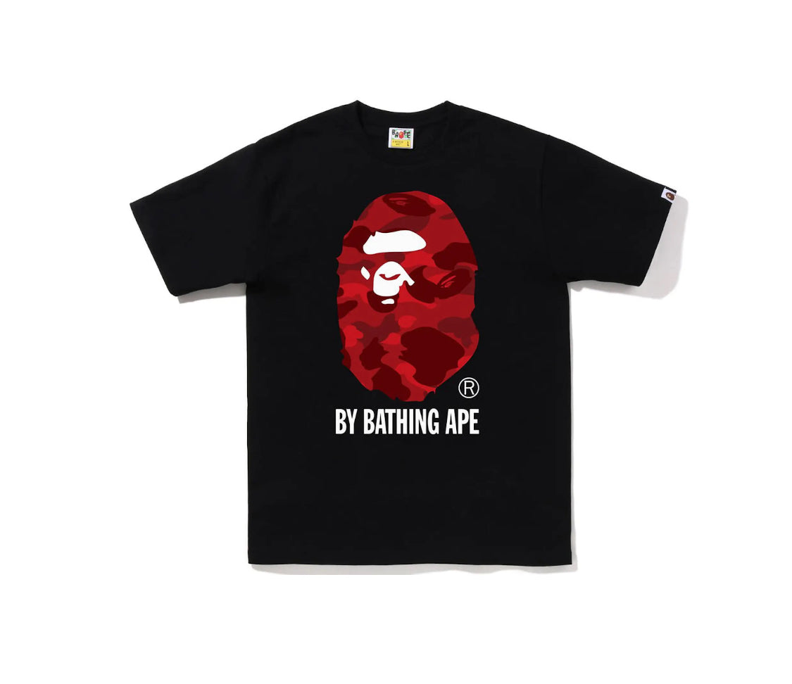Bape Color Camo By Bathing Ape Tee Black/Red