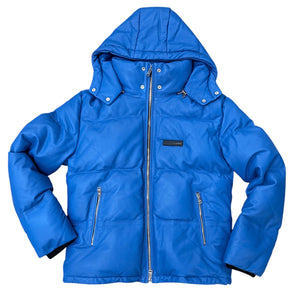 Purple Brand Puffer Jacket Blue