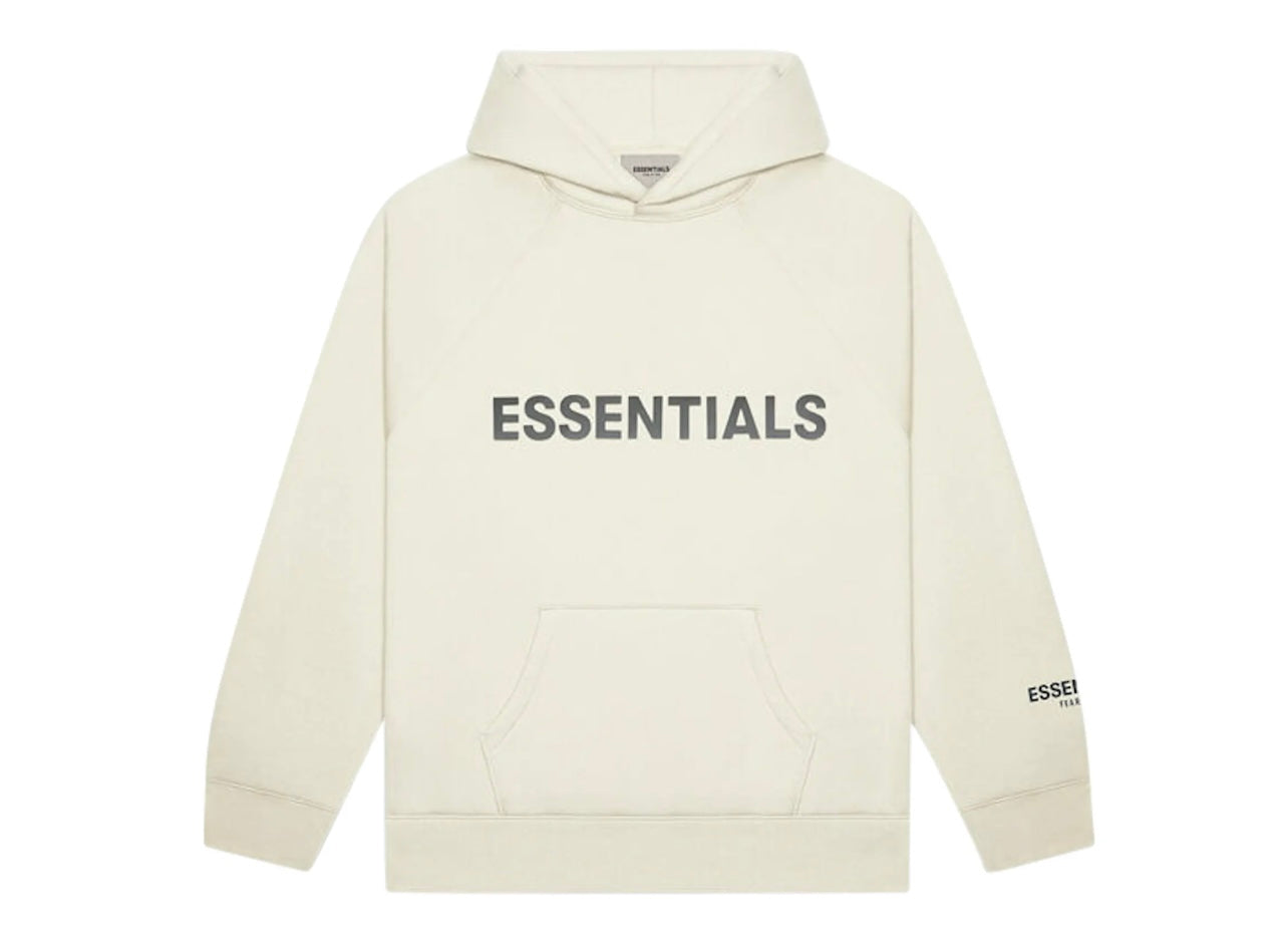 Fear of God Essentials Pullover Hoodie Applique Logo Buttercream