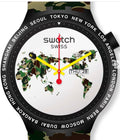 Big Bold Bape The World Swatch Watch