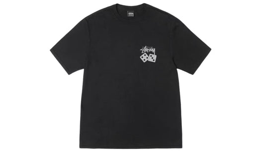 Stussy Dice Pigment Dyed Tee Black
