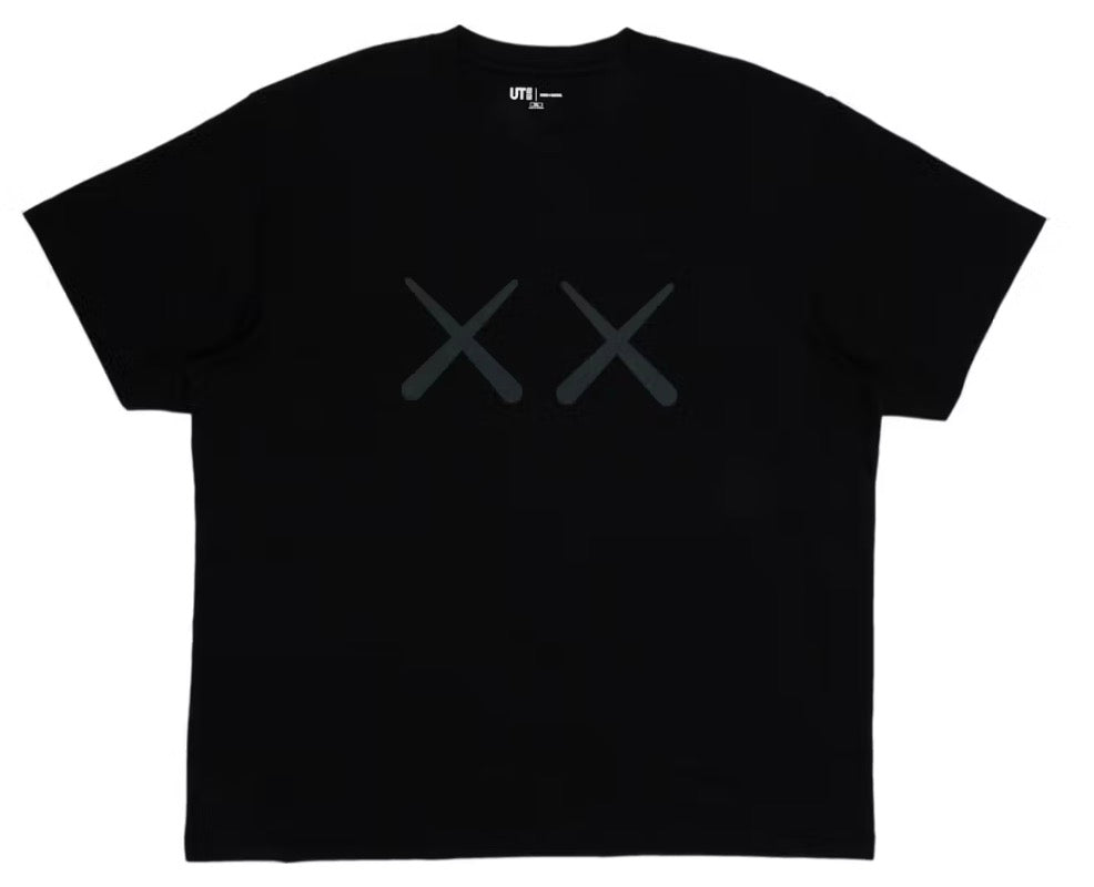 KAWS x Uniqlo Warhol UT Graphic Face Tee Black