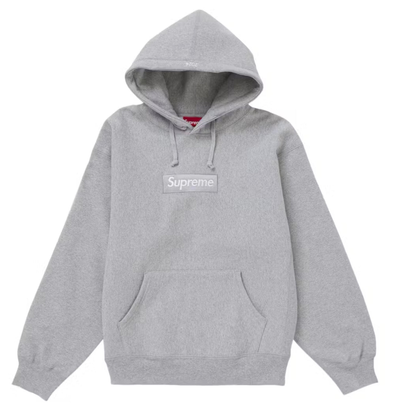 Supreme Box Logo Hooded Sweatshirt Heather Grey